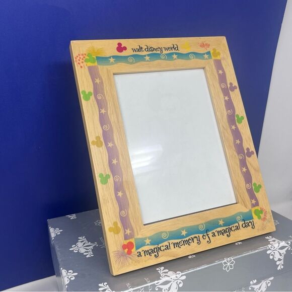 Disney Magical Memory Magical Day 5x7 Wooden Picture Frame - Picture 1 of 11